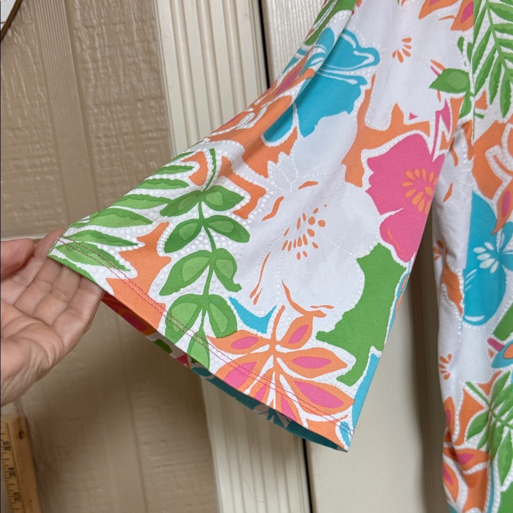 Ruby Rd. Multicolor Floral Top - Picture 3 of 11